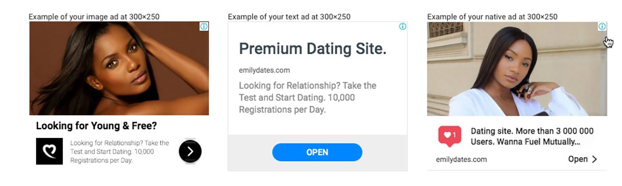 Рекламные объявления (dating)