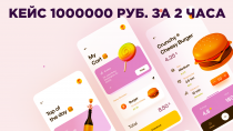 кейс сервиса доставки еды, 1000000 рублей через мессенджеры 