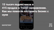 Привет, это digital-агентсво Advertalyze. Эта статья — кейс о том, как мы делали рекламную кампанию для турбизнеса. Что работало, что не работало, с какими проблемами столкнулись — ниже.