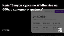 Привет, в этой статье подробно расскажу о том, как сделали запуск обучающего курса по маркетплейсам на 600к без теплой аудитории эксперта, с минимальными вложениями. Статья будет полезна поставщикам Wildberries, которые хотят заработать на своих знаниях, при этом не имеют большой аудитории подписчиков.